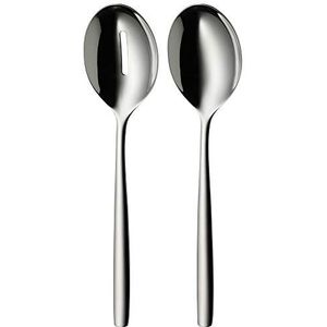WMF Saladebestek 25 cm, klein, slavork en serveerlepel, Cromargan gepolijst roestvrij staal, vaatwasmachinebestendig
