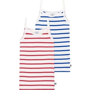 Petit Bateau Overhemden met bretels (2 stuks) voor meisjes en jongens, Versie 1., 6 jaar