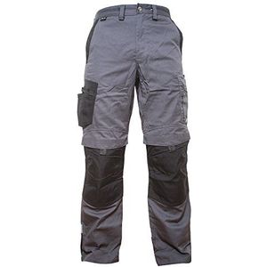 Jah 1110 Cargobroek 5 stuks polyester/katoen Cordura grijs/zwart maat 46