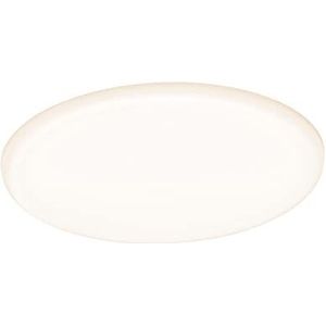 Paulmann 92389 LED-paneel inbouwlamp Veluna VariFit IP44 185 mm rond incl. 1x8,5 watt plafondlamp satijn kunststof 3000 K