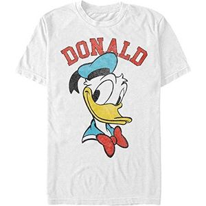 Disney Classics Mickey Classic - DONALD Unisex Crew neck T-Shirt White XL