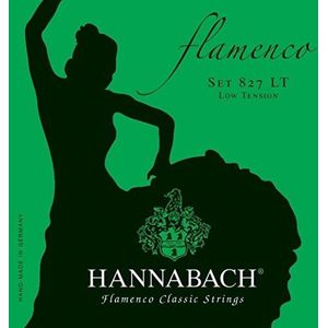 Hannabach 652919 klassieke gitaarsnaren serie 827 Low Tension Flamenco Classic - 3-delige diskant