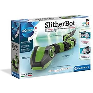 Clementoni 59212 Galileo Robotics SlitherBot, wetenschap & robot speelgoed, mechanisch spelen in de vorm van een slang, robotset voor kinderen vanaf 8 jaar, 27,6 x 6 x 18,8 cm