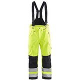 Blaklader 186719773399C56 Shell werkbroek, High Vis geel/zwart, maat C56