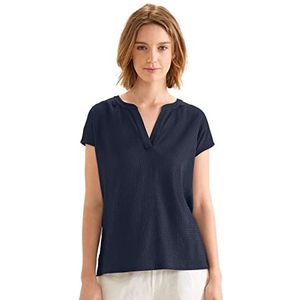 Street One T-shirt voor dames, blauw (deep blue), 38