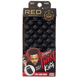 Red by Kiss Bow Wow X Twist King Luxe Twist Styler Wasbare en Duurzame Twist Borstel voor Afro Curl (Mini)