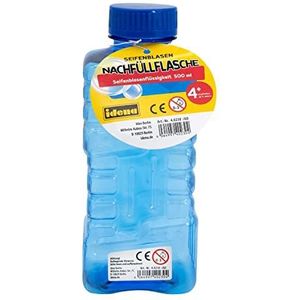 Idena 40230 - bellenblaas-navulfles, 500 ml bellenblaasvloeistof, voor kinderen vanaf 4 jaar