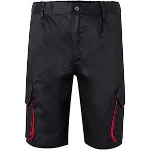 Velilla 103007 Bermudashorts tweekleurig, meerkleurig, kleur zwart en rood, maat 60