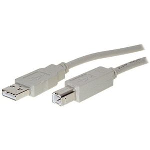 Vedimedia USB 2.0 A/B 1,8 m 1,8 m USB A USB B grijze kabel USB - kabel USB (1,8 m, USB A, USB B, mannelijk/mannelijk, grijs, USB type-a, USB type-B)