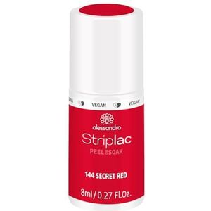 alessandro Striplac Secret Red nagel gel coat 8 ml Rood
