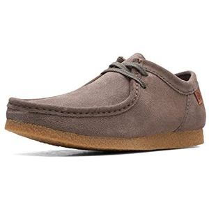 Clarks Shacre II Run heren Oxford Derby, Taupe suede , 45.5 EU