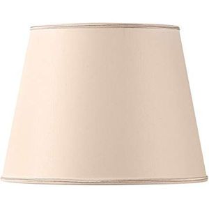 Lampenkap, vorm Empire Ø 45 x 32 cm, beige/roze