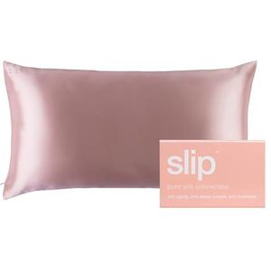 SLIP King Silk kussensloop, roze - Slipsilk pure moerbei 22 momme zijden kussensloop