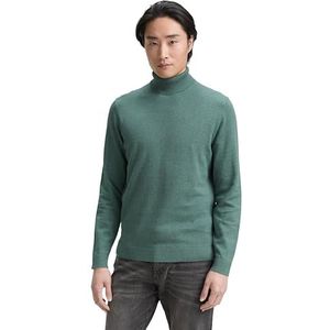 TOM TAILOR heren trui, 32619 - Green Dust Melange, XXL