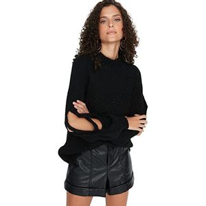 Trendyol Acryl Trui - Zwart - Regular M Black, Zwart, M