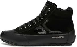 Candice Cooper - Plus Fur CC - High-top Sneakers - Zwart - Leer en Suède