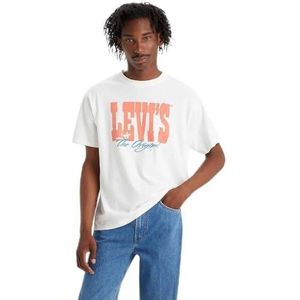 Levi's Vintage FIT Graphic Tee Whites, levi archival white+, L