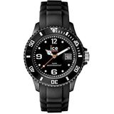 Ice-Watch - ICE forever Black - Gemengd Horloge met Silicone Band - 000133 (Medium)