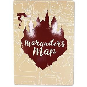 Harry Potter - Briefpapier & Notitieboeken - Harry Potter Marauders Kaart A5 Flex 288 Pagina Notebook