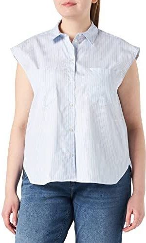 Jack & Jones - Jjxx Jxetta Sl Poplin Blouse - Wit/Stripes - Katoen