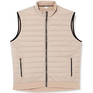 bugatti Heren 8850-35144 Wirk vest, beige-50, Regular, beige-50, S