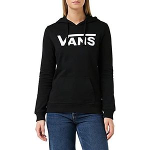 Vans Dames Classic V II Hoodie Hooded Sweatshirt, Zwart, XXS