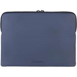 TUCANO – GOMMO – Hoes voor 14 inch laptop en MacBook Air 15 inch, gemaakt van rubber materiaal – Blauw