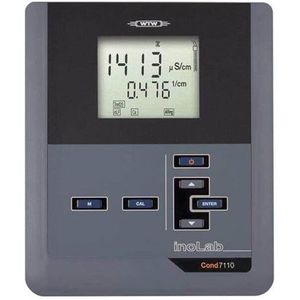 WTW inoLab pH 7110 SET 2 enkele geleidbaarheids-laboratoriummeter met universele voeding, statief en handleiding