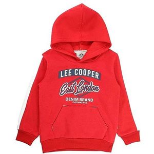 Lee Cooper Sweatshirt met capuchon, Rood, 10 Jaar