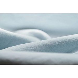 L1NK STUDIO Bedlaken, eenkleurig, voor bed met 180 cm (270 x 280 cm), 100% katoen, percal 200, babyblauw