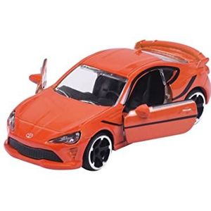 Majorette Premium Cars, 1 van de 18 willekeurige speelgoedauto's (7,5 cm), met verzamelkaart, vrijloop, te openen onderdelen en vering, kleine modelauto voor kinderen vanaf 3 jaar