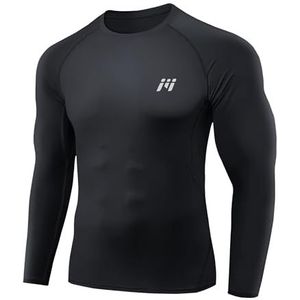 MEETWEE - Compressieshirt - Functioneel Shirt - Korte/Lange Mouwen - Ademend - Voor Heren