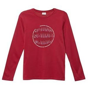 T-shirt - Katoen - Lange Mouwen - Regular Fit - Speelse Print