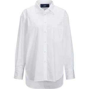 JACK & JONES Bloes dames Jjxx Jxjamie Ls Relaxed Poplin Shirt Noos,Wit,XL