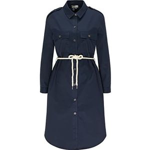 DreiMaster Vintage Dames blousejurk Elmwood, marine, L, marineblauw, L