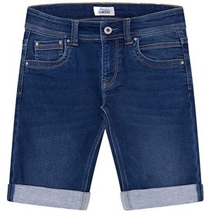 Pepe Jeans Jongens Shorts Tracker Short, blauw (denim-js0), 12 Jaren