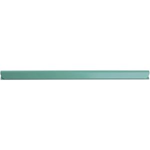 DONAU Universele klemrails / 10 stuks/klemrail DIN A4 / 4 mm voor ongeveer 40 vellen/klemlijst voor inkijkwerende stroken/bevestigingsclips/PVC kunststof/groen