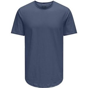 Longsleeve - Vintage Indigo - 100% Bovenmateriaal - Oversized Pasvorm