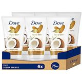 Dove kokos- en amandelmelkolie 6*75ml handcreme
