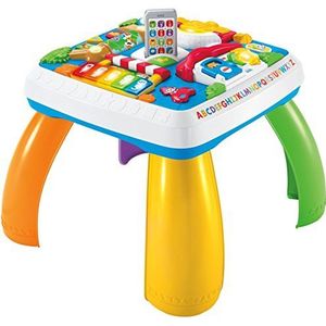 Fisher-Price DRH31 Speeltafel, educatief speelgoed met lichten, zinnen en liedjes, meegroeiende speelniveaus, babyspeelgoed vanaf 6 maanden, Duitstalig
