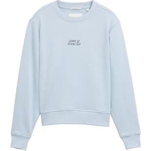 Tom Tailor Jongens 1045281 Sweatshirt, 34110 - Soft Foggy Light Blue, 176