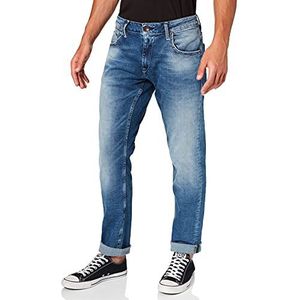 Garcia Russo Jeans voor heren, blauw (Vintage Used 5763), 34W x 32L