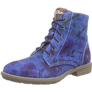 s.Oliver 45217 Meisjes Chukka Boots, Blauw denim 802, 39 EU