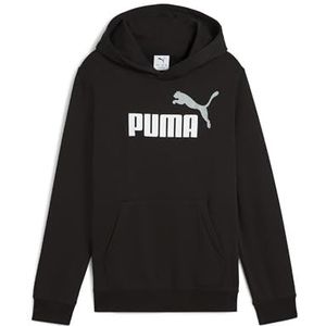 Puma - Capuchonvest - Puma Black - Met Logoprint - Kangoeroezak