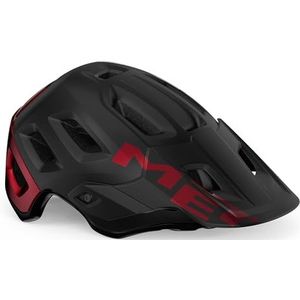 MET Roam MIPS helm, metaal, glanzend, sport, zwart/rood (meerkleurig), S