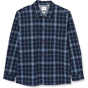 MUSTANG Heren Style Clemens C Overshirt Klassiek overhemd, Denim Check 12406, XL, Denim Check 12406, XL