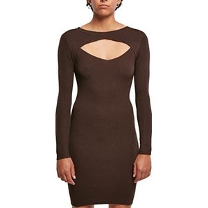 Urban Classics Casual jurk voor dames, bruin, 5XL, bruin, 5XL