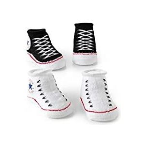 Converse Sokken voor baby's, Chuck Bootie, zwart/wit MC0001-023