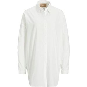 JACK & JONES Dames Jjxx Jxmission Ls Oversize Shirt Noos Blouse, wit, S