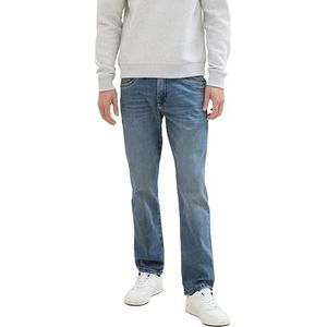 TOM TAILOR Marvin Straight Jeans voor heren, 10141 - Stone Blue Denim, 38W x 30L